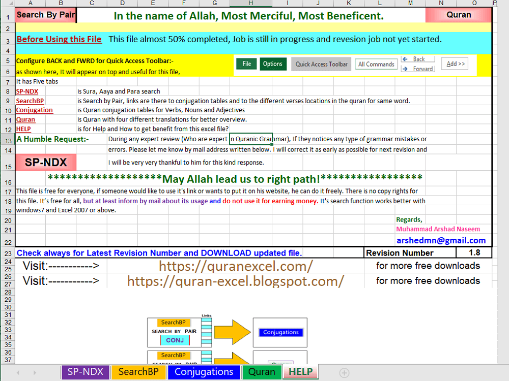 Preview 5 for Quran Conjugations