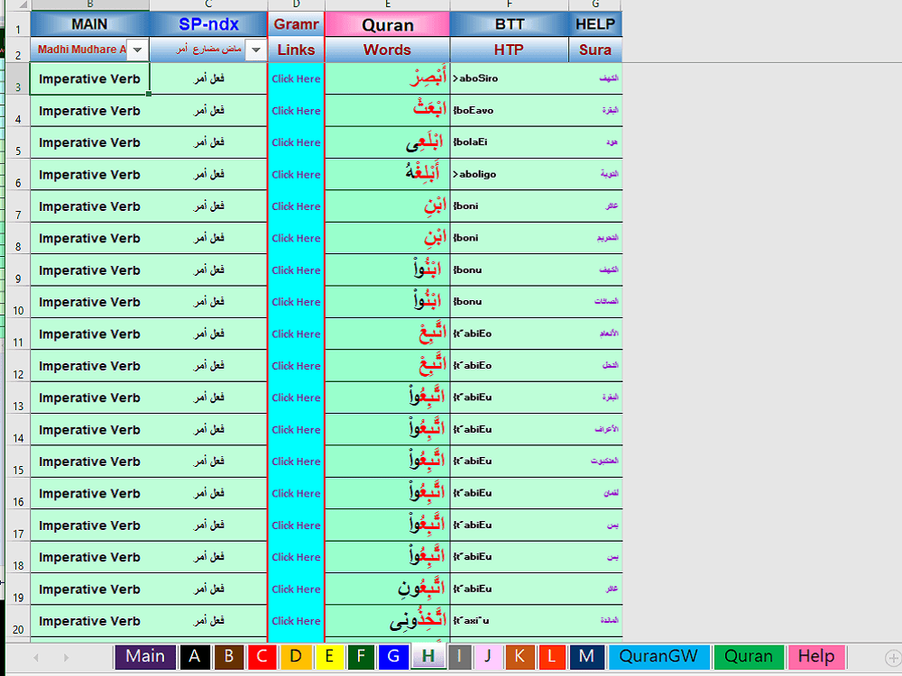 Preview 3 for Quran - Explore Grammar Topics