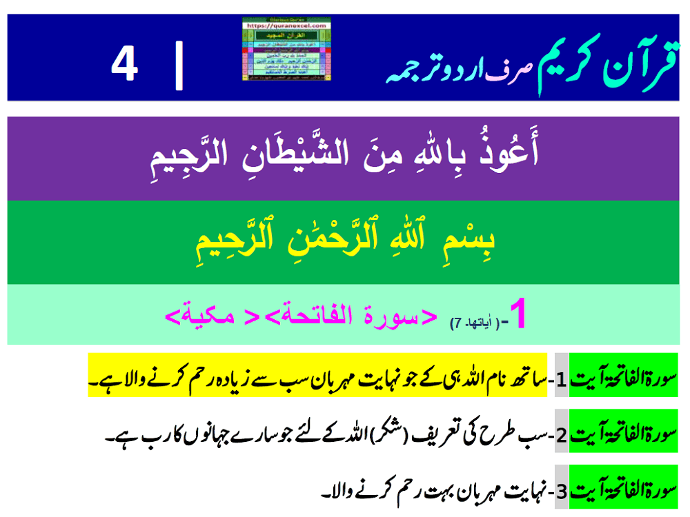 Preview 4 for Quran Translation - Urdu No Arabic Text