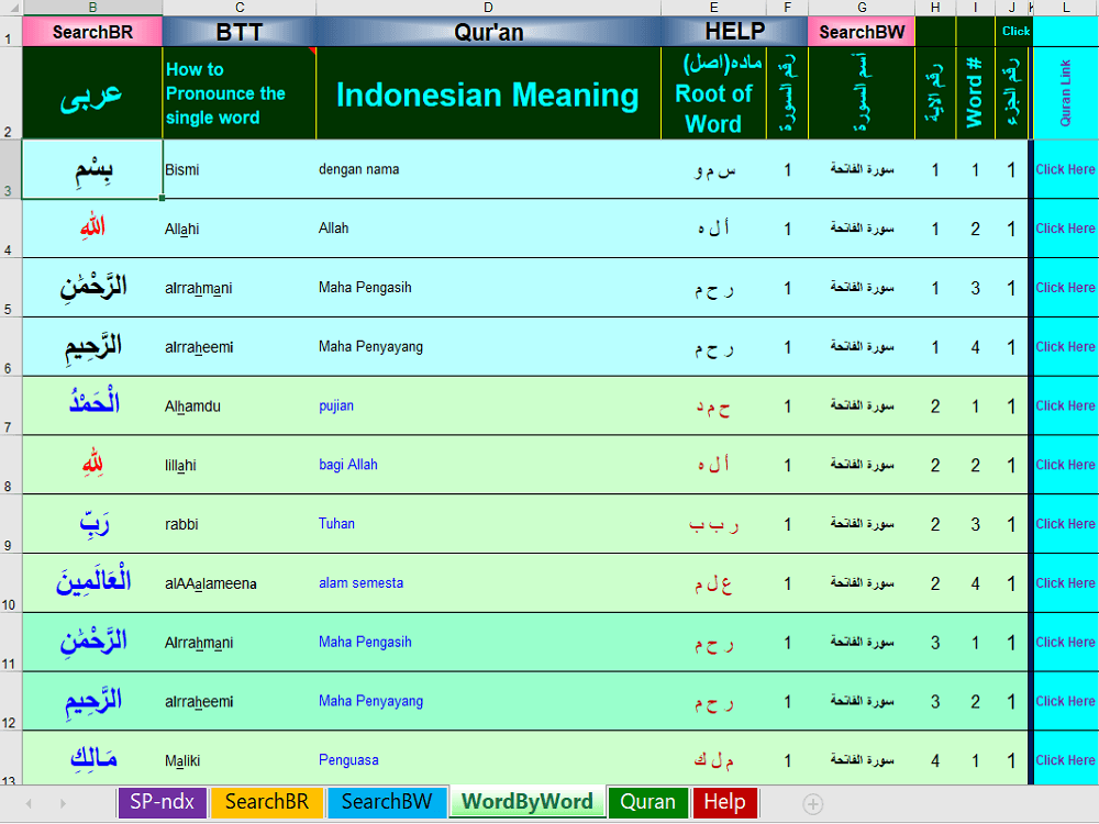 Preview 4 for Word by Word - Indonesian