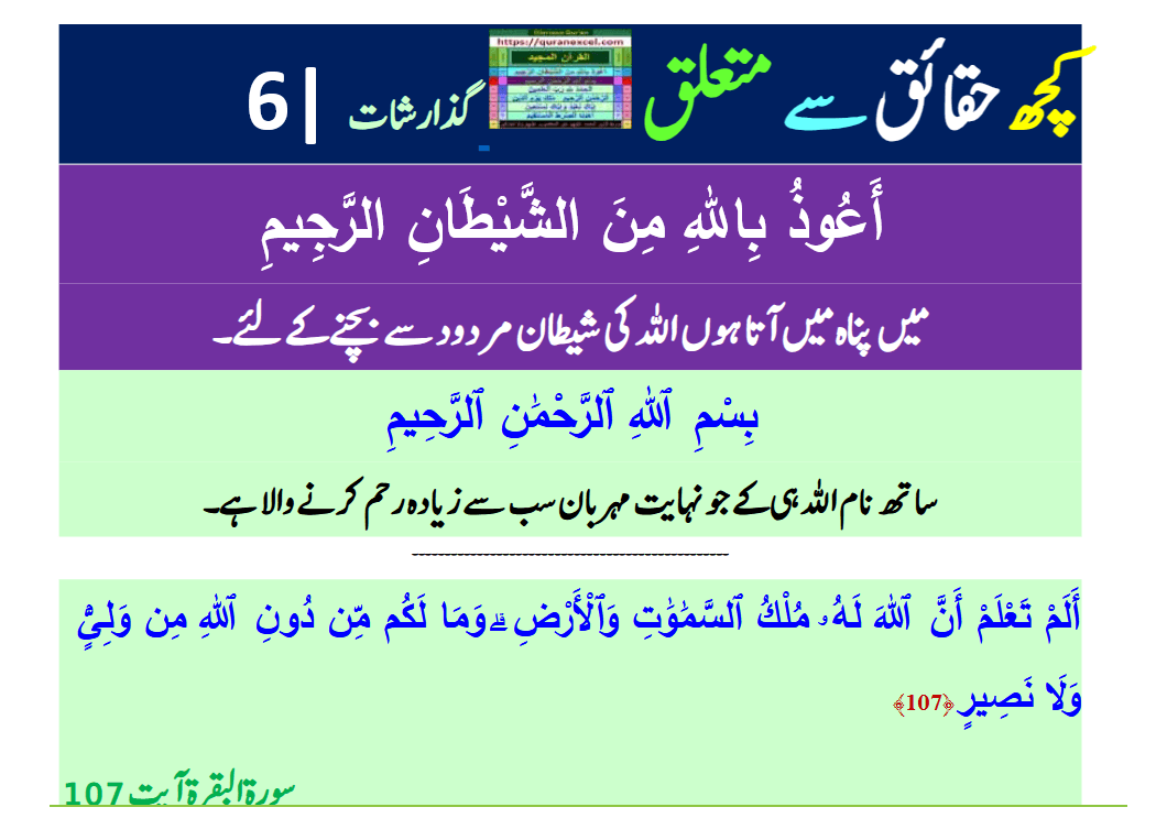 Image 5 for Some facts and realities (Urdu)...